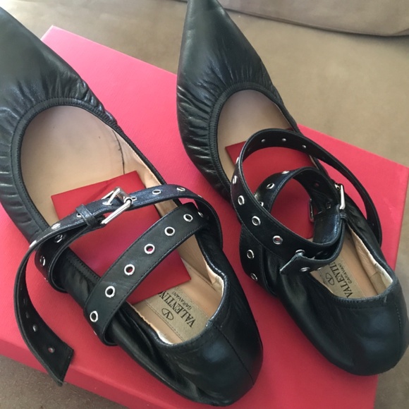 Valentino pointed toe ballet flats, 39.5 - Picture 10 of 16